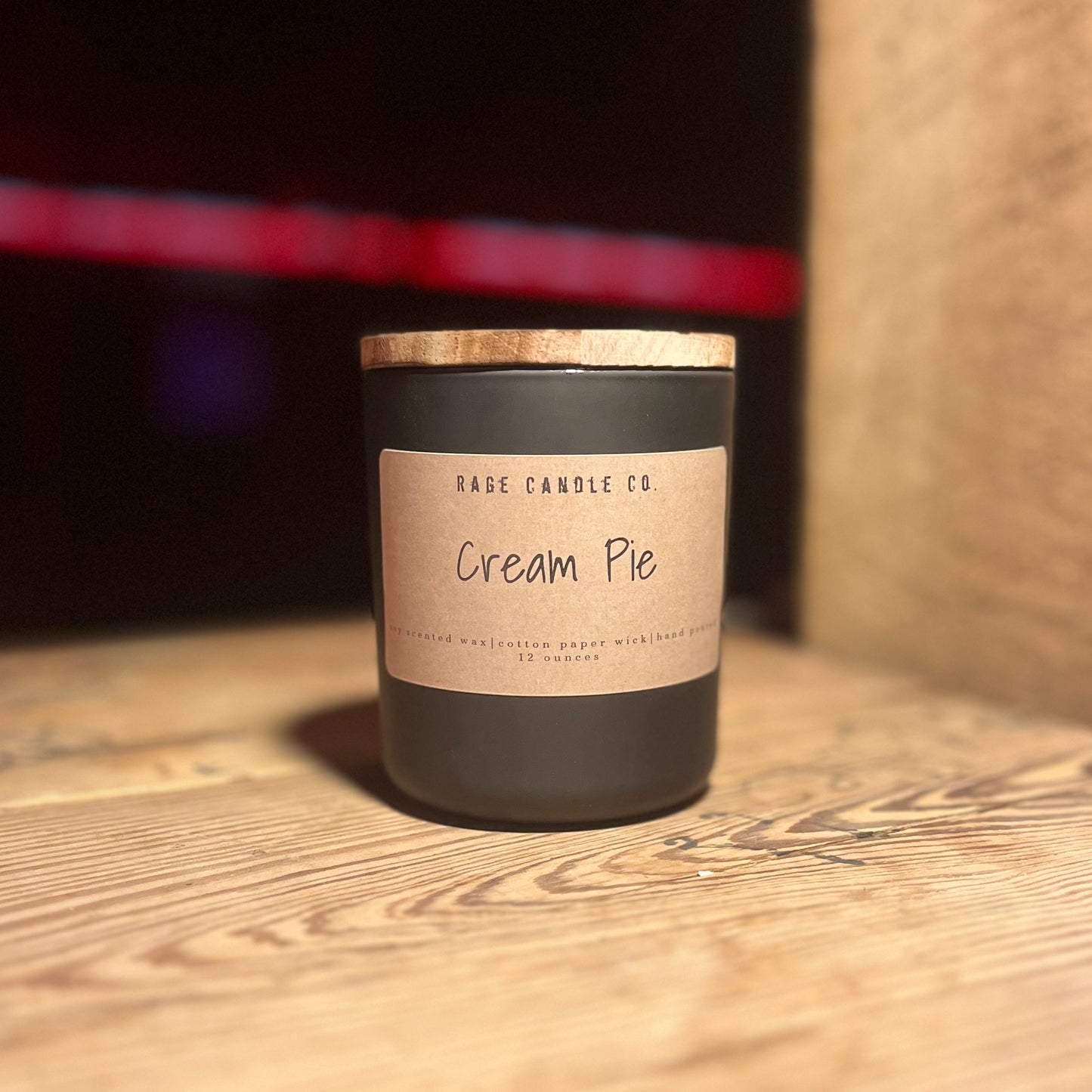 Cream Pie Candle- Rage Candle Co 