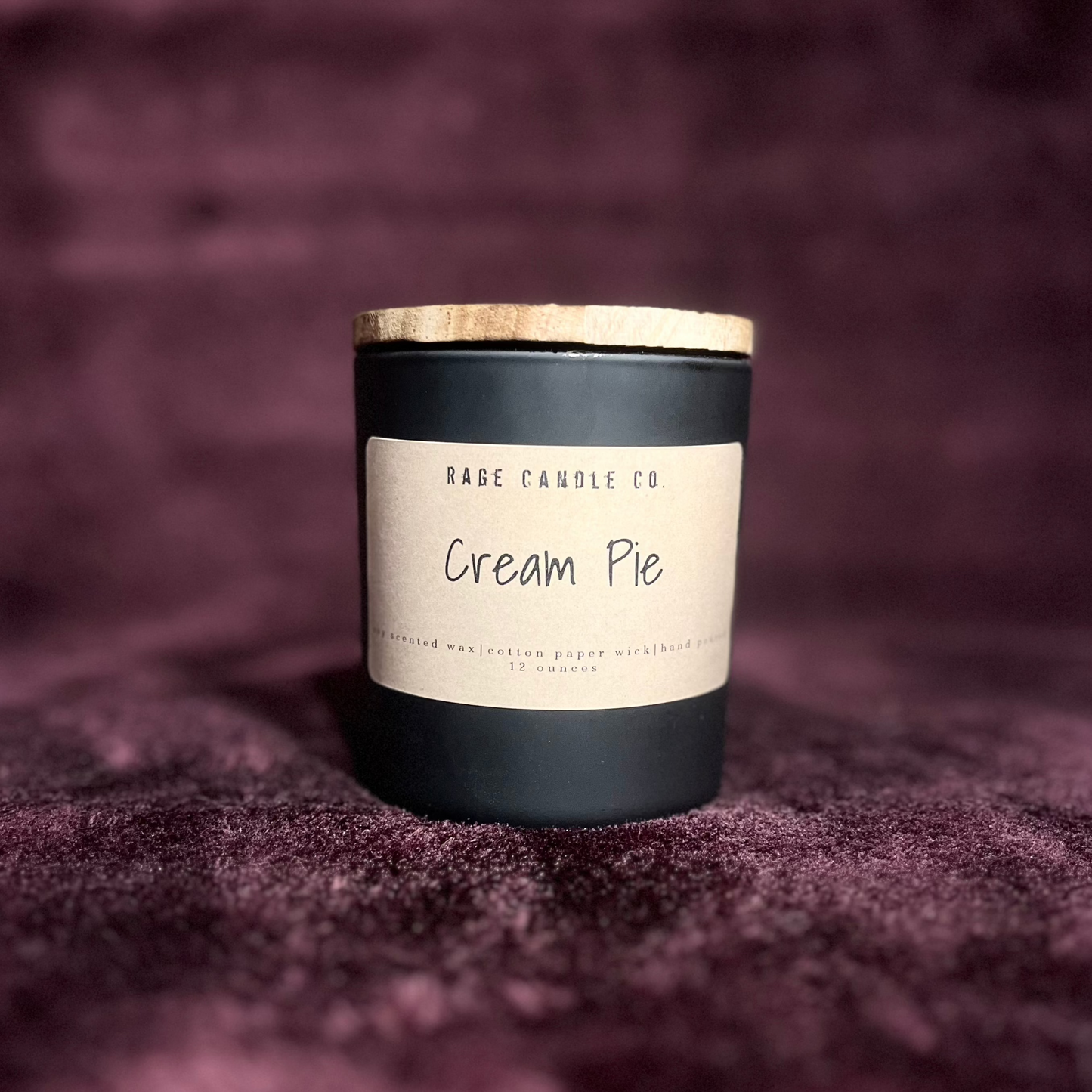 Cream Pie Candle- Rage Candle Co 